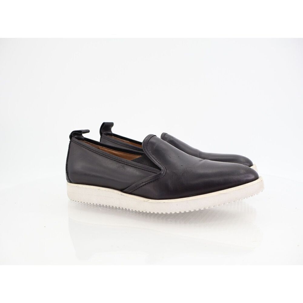 Everlane The Leather Street Shoes Black Wedge Slip-On Loafer Pointy Womens 7.5 - Picture 1 of 11